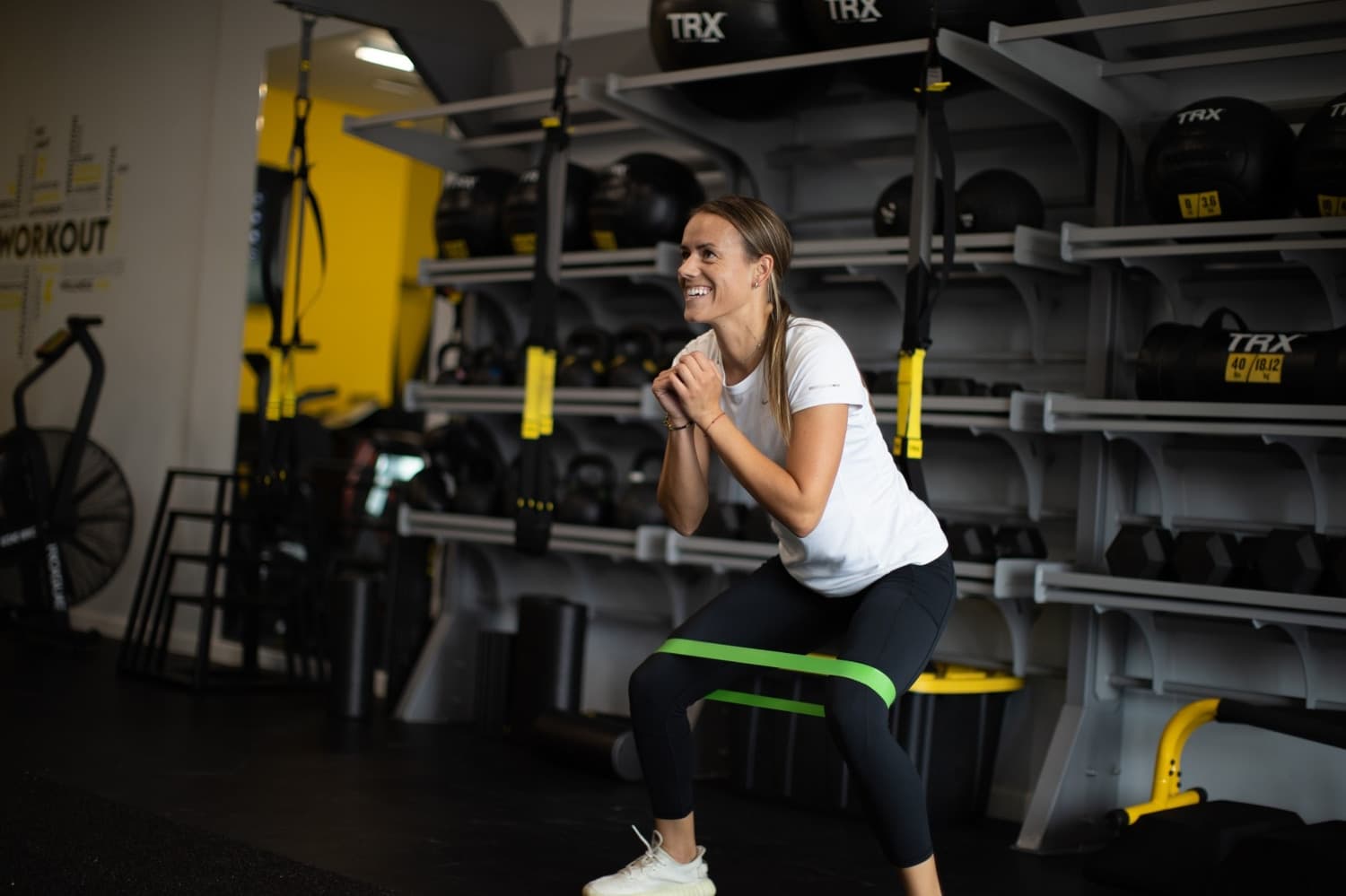 A client training one-on-one at Pure Function