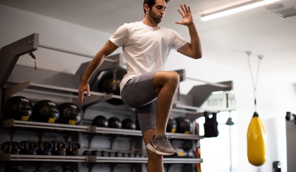 man demonstrating why should senior citizens perform balance exercises